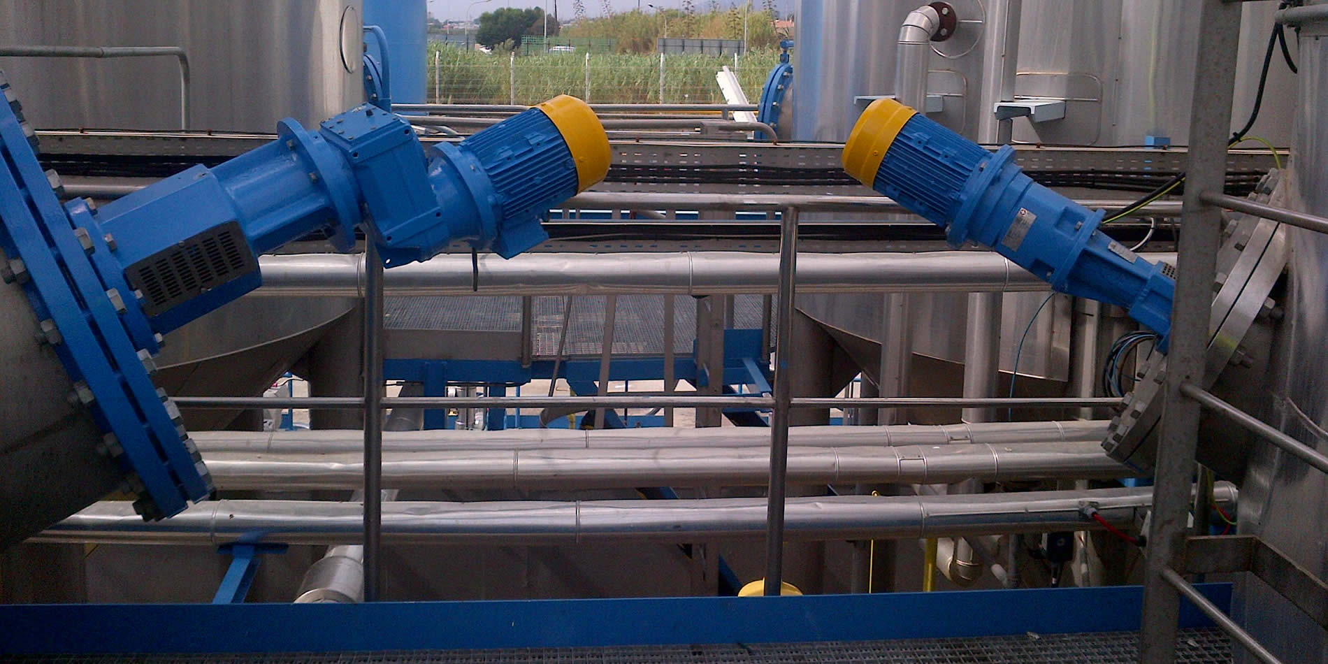 Industrial side entry agitators - Suitable for low-viscosity