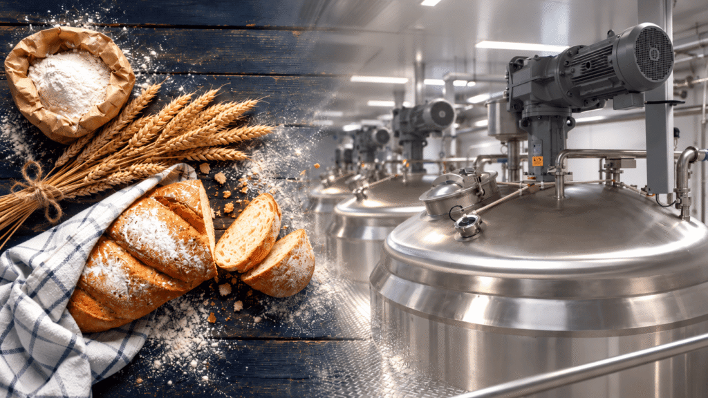Industrial Sourdough Preparation: Two Mixing Challenges, Two Solutions